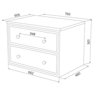 Тумба подвесная IDDIS Torr TOR70DBi95K со столешницей 70см тёмно-серый
