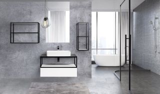 База под каркас для раковины Cezares CADRO-120-1C-SO-BG-BLUM