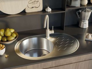 Смеситель для кухни Omoikiri Shinagawa-BN-BL хром/чёрный