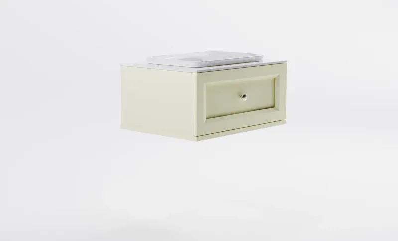 Тумба с раковиной Astra-Form Классик 4631177714078 80 см бежевый матовый