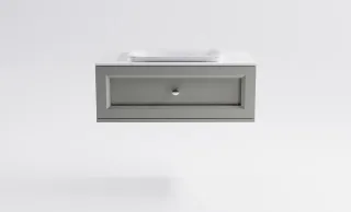 Тумба с раковиной Astra-Form Классик 4631177714184 100 см серый матовый