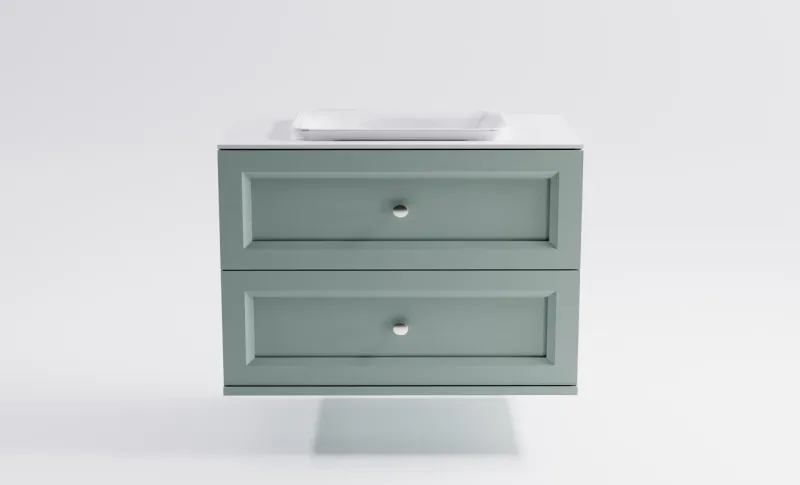 Тумба с раковиной Astra-Form Классик 4631177714405 100 см зелёный матовый