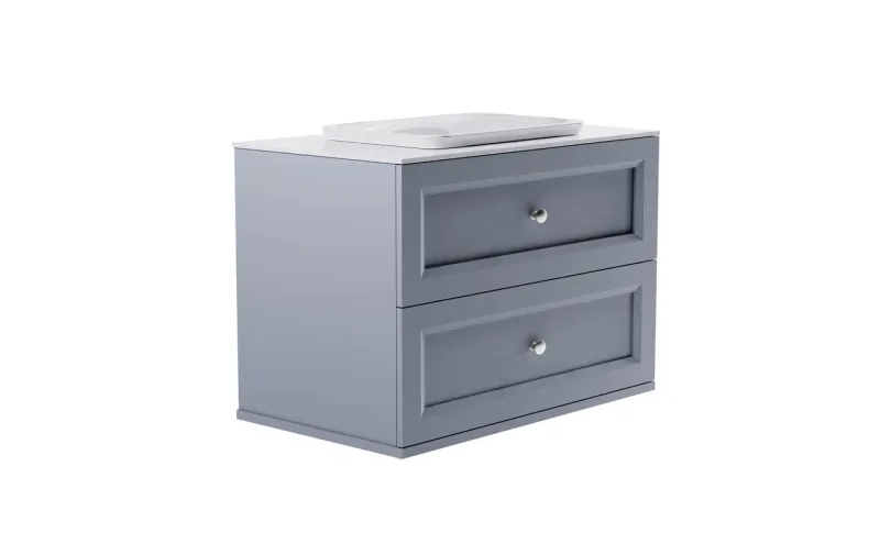 Тумба с раковиной Astra-Form Классик 4631177714412 100 см голубой матовый