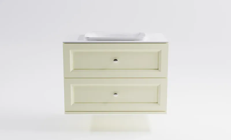 Тумба с раковиной Astra-Form Классик 4631177714375 90 см бежевый матовый