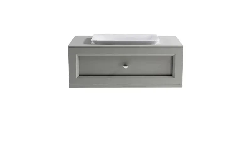 Тумба с раковиной Astra-Form Классик 4631177715624 100 см серый матовый