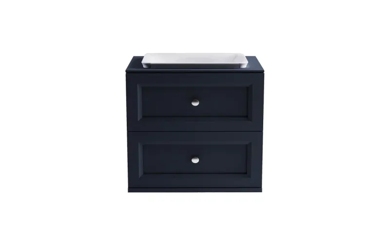 Тумба с раковиной Astra-Form Классик 4631177715761 80 см серый матовый