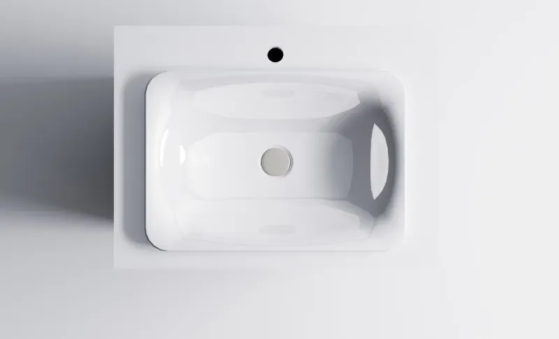 Тумба с раковиной Astra-Form Классик 4631177714238 70 см голубой матовый