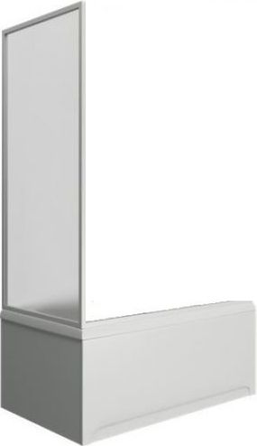 Шторка для ванн боковая BAS Ахин 80 (пластик)