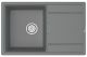 Мойка кухонная Point Лаура PN3005AL 78 см серый
