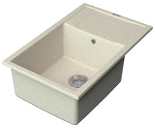 Мойка кухонная Point Велета PN3002BG 78 см светло-бежевый