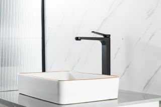 Смеситель для раковины Gappo G1010-26 чёрный