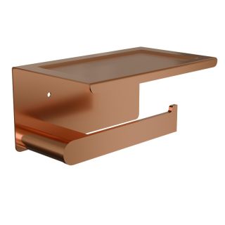 Держатель для туалетной бумаги с полочкой Knotlor PH102RB, бронза