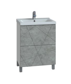 Тумба под раковину напольная Vigo Geometry tn.bsf.GEO.FOS.50.2Y 50 см бетон