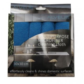 Салфетка из микрофибры Alveus 1131403 300Х300-КОМПЛЕКТ (4шт)