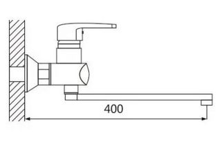 Смеситель для ванны Shevanik S5172 хром