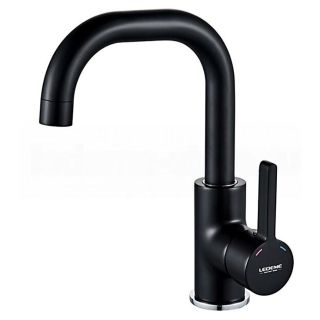 Смеситель для раковины Ledeme L1099B черный