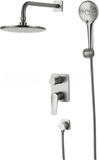 Смеситель Lemark Bronx LM3729GM для душа встраиваемый