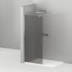Душевая перегородка CEZARES LIBERTA-L-1-120-120-GR-Cr кронштейн 120см
