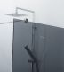 Душевая перегородка CEZARES LIBERTA-L-2-110-120-GR-Cr кронштейн 120 см
