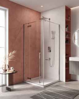 Душевой уголок CEZARES LINER-A-1-100-C-Cr-L левый