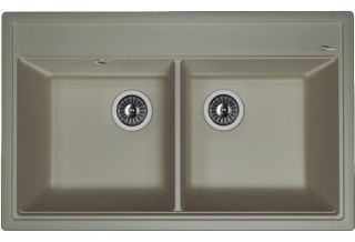 Кухонная мойка Florentina Липси 820 серый шёлк