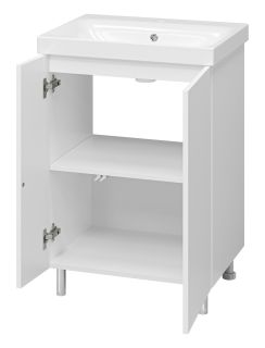 Напольная тумба под раковину Misty Лира 60см белый