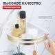 Полка для ванной комнаты Raglo R340.01.03 угловая золотой сатин
