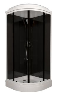 Душевая кабина Triton Нова Щ0000065774 88x88 см профиль чёрный стекло прозрачное