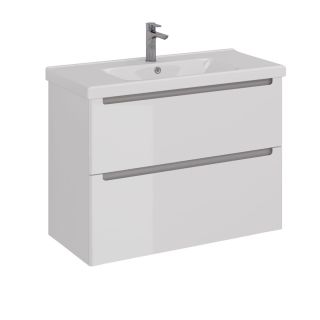 Тумба под раковину Lemark Buno LM04B100T 100 см белый глянец