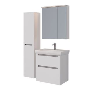 Тумба под раковину Lemark Buno LM04B70T 70 см белый глянец