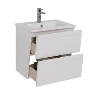 Тумба под раковину Lemark Miano LM06M60T 60 см белый глянец