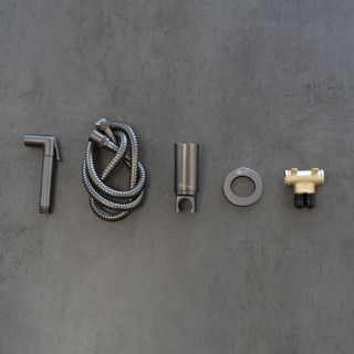 Гигиенический душ со смесителем Lemark Solo LM7171GM графит