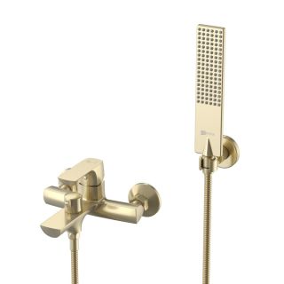 Гигиенический душ со смесителем Lemark Ursus LM7219BG брашированное золото
