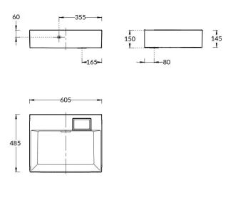 Раковина Kerama Marazzi Logica LO.wb.60.0 60 см белый