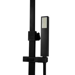 Душевая стойка BelBagno Luсe чёрный матовый LUC-VSCM-NERO