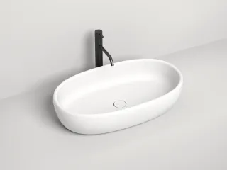 Накладная раковина Salini Luce S-Stone 110721MRH 69см RAL снаружи