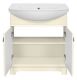 Напольная тумба под раковину Misty Лувр 75см слоновая кость