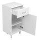 Напольная тумба Misty Люси правая 40см белый