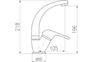 Смеситель для кухни Rav Slezak Sazava SA006.5/2 хром
