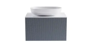 Тумба с раковиной Astra-Form М-40 4631177713507 70 см голубой матовый