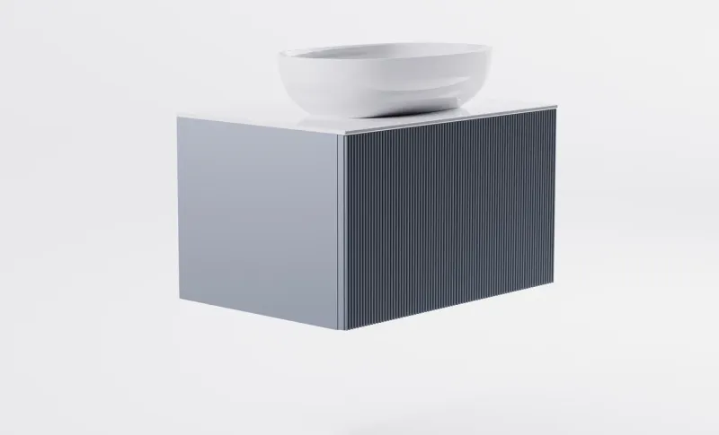 Тумба с раковиной Astra-Form М-40 4631177713507 70 см голубой матовый