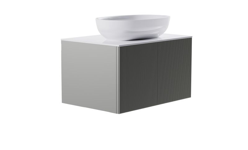 Тумба с раковиной Astra-Form М-40 4631177713484 70 см серый матовый