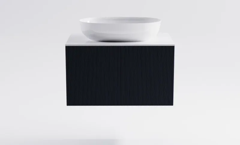 Тумба с раковиной Astra-Form М-40 4631177713521 70 см серый матовый