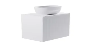 Тумба с раковиной Astra-Form М-40 4631177714757 70 см белый матовый