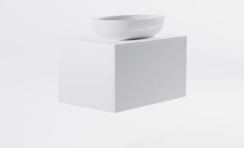 Тумба с раковиной Astra-Form М-40 4631177714818 80 см белый матовый