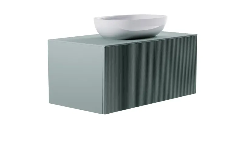 Тумба с раковиной Astra-Form М-40 4631177714894 100 см зелёный матовый