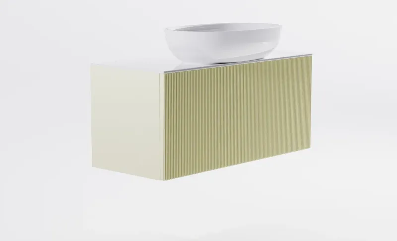 Тумба с раковиной Astra-Form М-40 Slim 4631177714672 100 см бежевый матовый