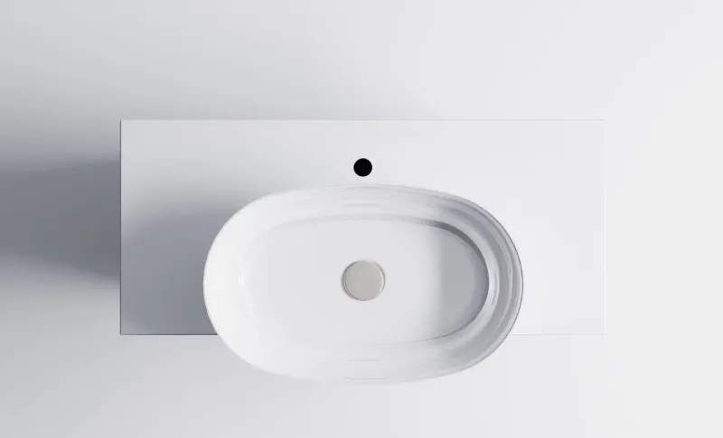 Тумба с раковиной Astra-Form М-40 Slim 4631177714672 100 см бежевый матовый