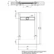 Душевой поддон Aquanet Delight 258884 140x80 см серый