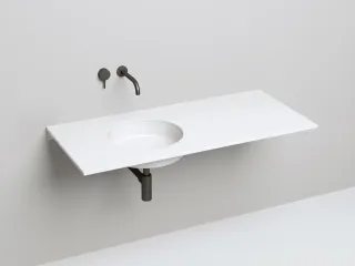 Встраиваемая раковина Salini Marea 04 S-Stone 1802204M 42см белый матовый